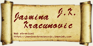 Jasmina Kračunović vizit kartica